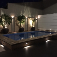 Área de Lazer com Iluminação LED